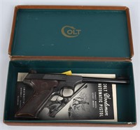 COLT WOODSMAN SPORTS MODEL .22 PISTOL w/ BOX, 1953