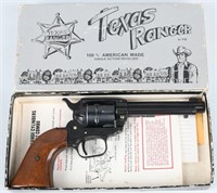 FIE TEXAS RANGER .22 SA REVOLVER w/ BOX