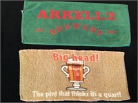 Arkell's Brewery and Big Head Whitehead Bar Towels