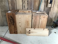 5 wine crates-great refurbish/Pinterest project