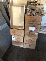 9 wine crates