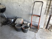 Misc tools and parts, 2 wheel cart