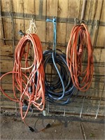 3 extension cords—all different lengths.