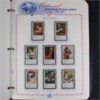 WW Stamps - 2 Vol. Centennial of the UPU