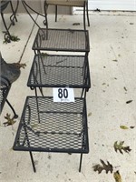 3 Wrought Iron Tables