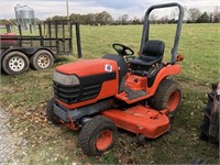 Kubota BX 2200 4WD with 5' Belly Mower & Rear PTO