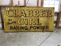 Clabber Girl Metal Sign 95"W X 47"T