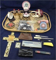 Eclectic Tray Lot of Small Vintage items