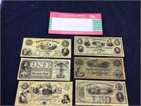Replicas of Civil War Era Currencies