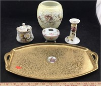Collection of  Vintage Decorative Glass Pieces