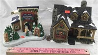 Two Christmas Village Houses