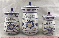 Coffee, Tea & Sugar Canisters