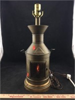 Unique Brass Lamp with Flickering Light