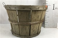 Old Wooden Basket no Top