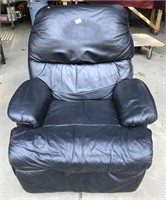 Revolving Recliner with Leather Look