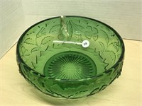 Green Pressed Glass - New Century Bowl Circa 1902