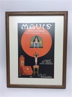 VINTAGE PRINT AD FOR MAUIS FACE POWDER