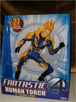 NIB Fantastic Four Human Torch 12" Figure