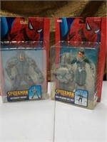 2 NOC Spider-man Action Figures