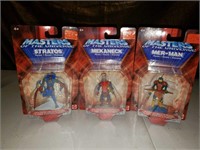 3 NOC Masters of the Universe Action Figures