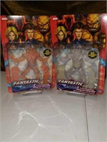 2 NOC Fantastic Four Action Figures Toybiz