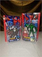 2 NOC Spider-man Action Figures Toybiz