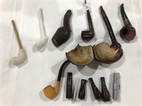 7 unmatched pipe, including stone pipe