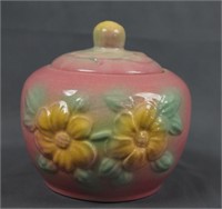 Hull Pottery Sunglow Grease Jar with Lid No. 53