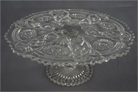 Imperial Glass Fashion Pattern Round Cake Stand