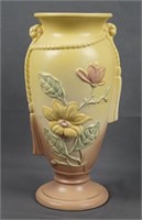 Hull Pottery Magnolia 12 1/2in Vase No. 21
