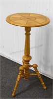 Vintage Wood Pedestal Fern Stand