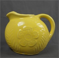 Shawnee Pottery Flower and Fern Yellow Jug Pitcher