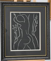 Henri Matisse Lithograph - Framed - 36"h x 31"w