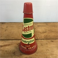 Wakefield Castrol Castrolite Red Tin Pourer + Cap