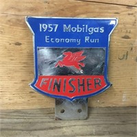 Mobilgas 1957 Economy Run Car Badge