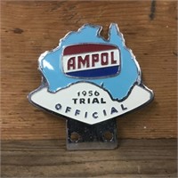 Ampol 1956 Trial Official Car Badge