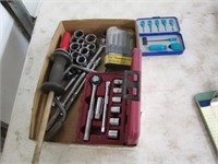 Flat of Sockets & Other Tools