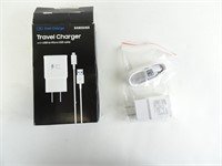 Samsung Travel Charger W/USB to Micro USB Cable