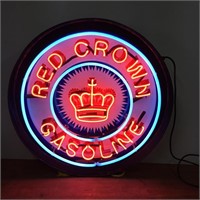 Red Crown Neon Sign