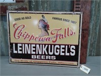 Leinenkugel's Beers tin sign