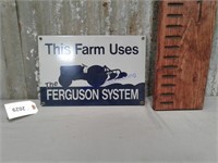 The Ferguson System enamel sign