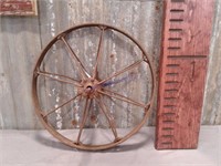 Iron wheel, 15.5" across