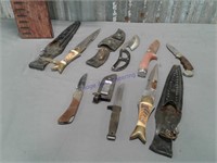 Assorted knives (7)