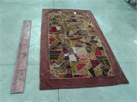 Crazy quilt(old), approx 80" by 45"