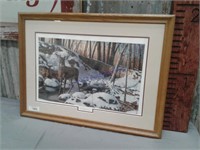 River Bottom Buck framed print
