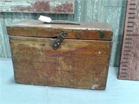 Wooden carpenters box