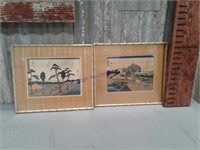 Framed Japanese Block prints