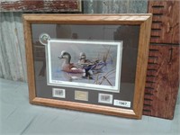 Ducks Unlimited Early Presence print, framed