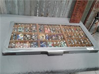 Printers drawer with marbles
