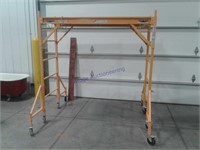 Rolling scaffolding, 6 ft long by 29" wide